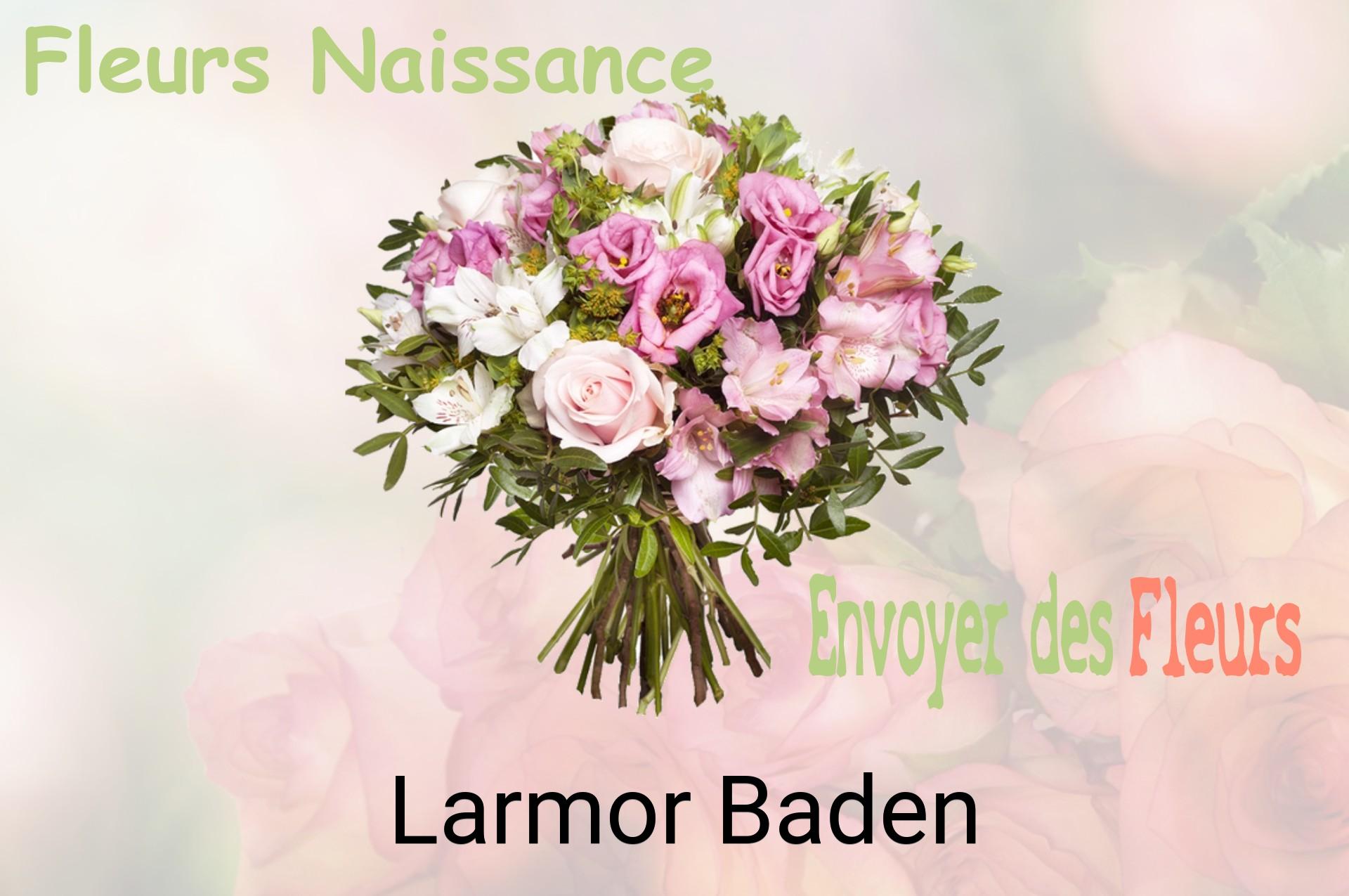 Bouquet de fleurs de naissance livré à Larmor-Baden